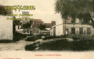 Recloses (Seine-et-Marne) - La Place et l&rsquo;Eglise