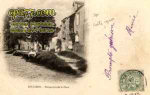 Recloses (Seine-et-Marne) - Perspective de la Place