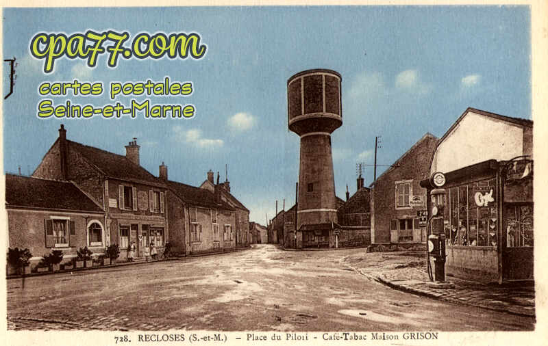 Recloses (Seine-et-Marne) - Place du Pilori – Café-Tabac Maison GRISON