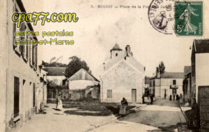 Roissy En Brie (Seine-et-Marne) - Place de la Fontaine Jacob