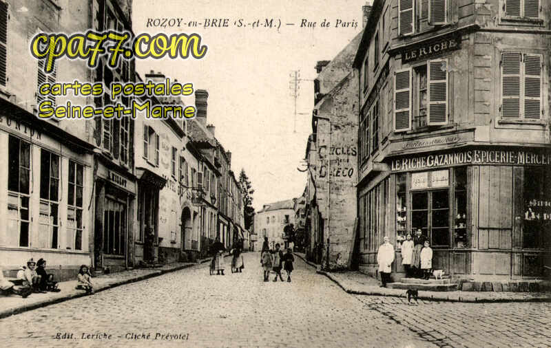 Rozay En Brie (Seine-et-Marne) - Rue de Paris