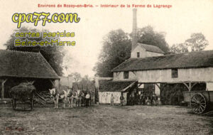 Rozay En Brie (Seine-et-Marne) - Environs de Rosoy-en-Brie – Intérieur de la Ferme de Lagrange