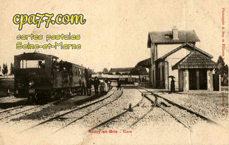 Rozay En Brie (Seine-et-Marne) - Gare (en l&rsquo;état)