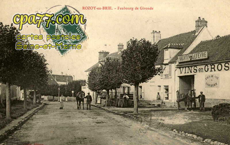 Rozay En Brie (Seine-et-Marne) - Faubourg de Gironde