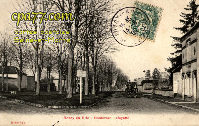 Rozay En Brie (Seine-et-Marne) - Boulevard Lafayette
