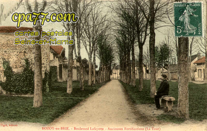 Rozay En Brie (Seine-et-Marne) - Boulevard Lafayette – Anciennes Fortifications (La Tour)