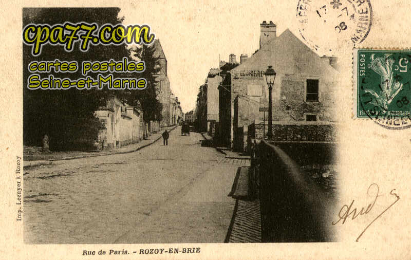 Rozay En Brie (Seine-et-Marne) - Rue de Paris