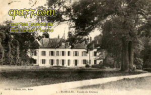 Rubelles (Seine-et-Marne) - Façade du Château