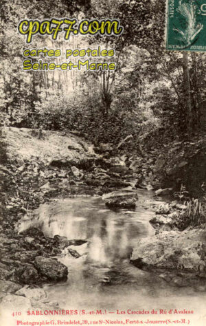 Sablonnières (Seine-et-Marne) - Les Cascades du Rû d&rsquo;Avaleau