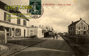 St Augustin (Seine-et-Marne) - Entrée du Village (en l&rsquo;état)