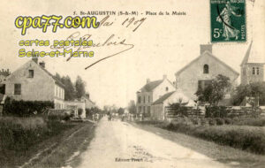 St Augustin (Seine-et-Marne) - Place de la Mairie