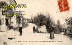 Ste Aulde (Seine-et-Marne) - Jonction des Routes de Saint-Aulde et de Charmont