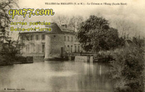 St Barthélémy (Seine-et-Marne) - Le Château et l&rsquo;Etang ( façade Nord )