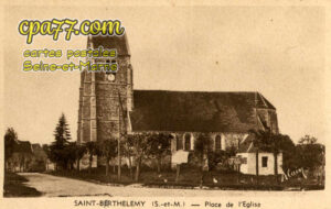 St Barthélémy (Seine-et-Marne) - Place de l&rsquo;Eglise