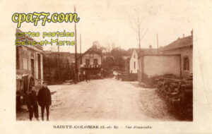 Ste Colombe (Seine-et-Marne) - Vue d&rsquo;ensemble