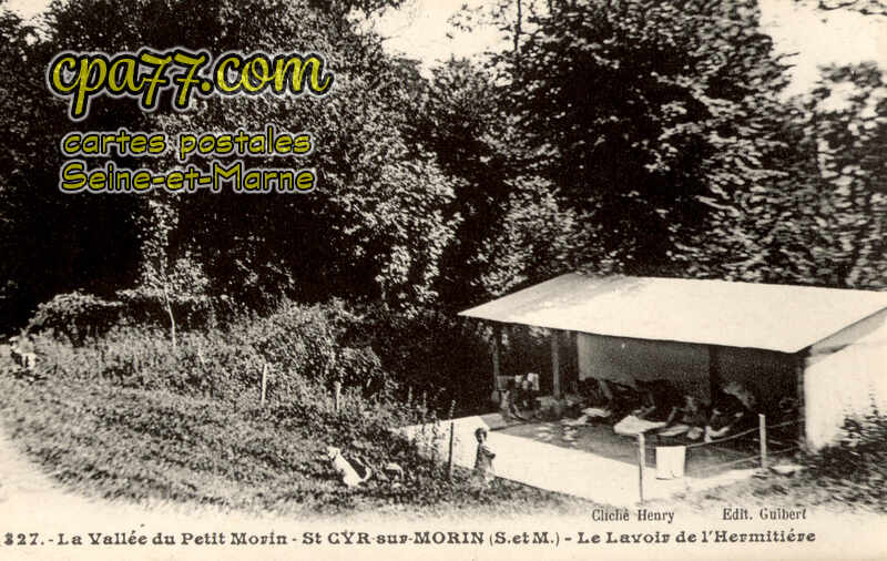 St Cyr Sur Morin (Seine-et-Marne) - La Vallée du Petit Morin – St Cyr-sur-Morin (S.-et-M.) – Le Lavoir de l&rsquo;Hermitière
