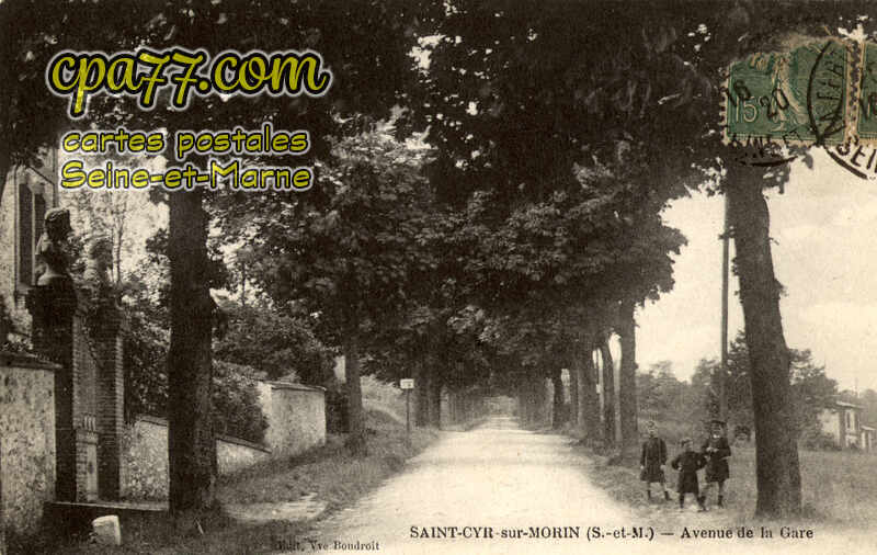 St Cyr Sur Morin (Seine-et-Marne) - Avenue de la Gare