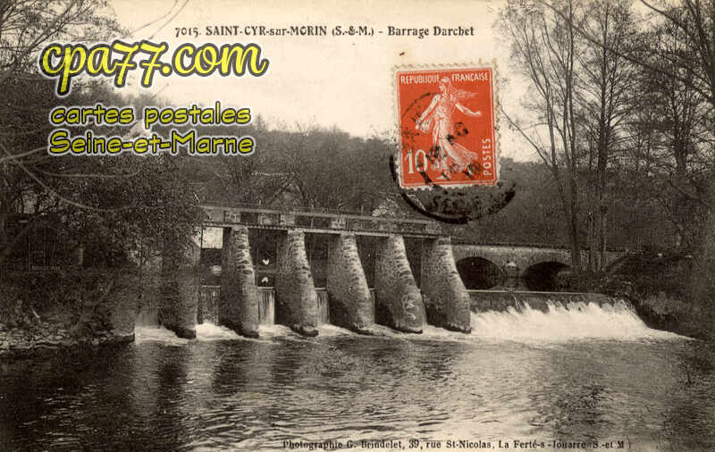 St Cyr Sur Morin (Seine-et-Marne) - Barrage Darchet