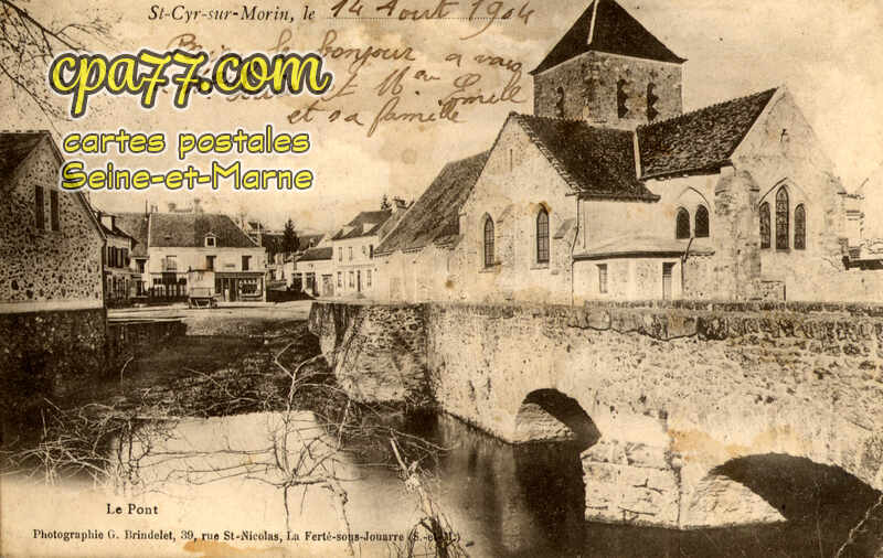 St Cyr Sur Morin (Seine-et-Marne) - Le Pont