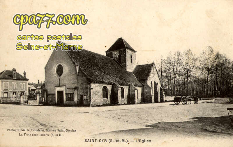 St Cyr Sur Morin (Seine-et-Marne) - L&rsquo;Eglise