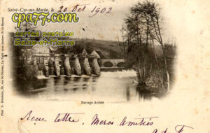St Cyr Sur Morin (Seine-et-Marne) - Barrage Archet