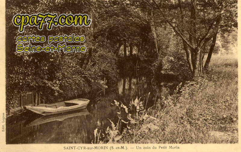St Cyr Sur Morin (Seine-et-Marne) - Un coin du Petit Morin
