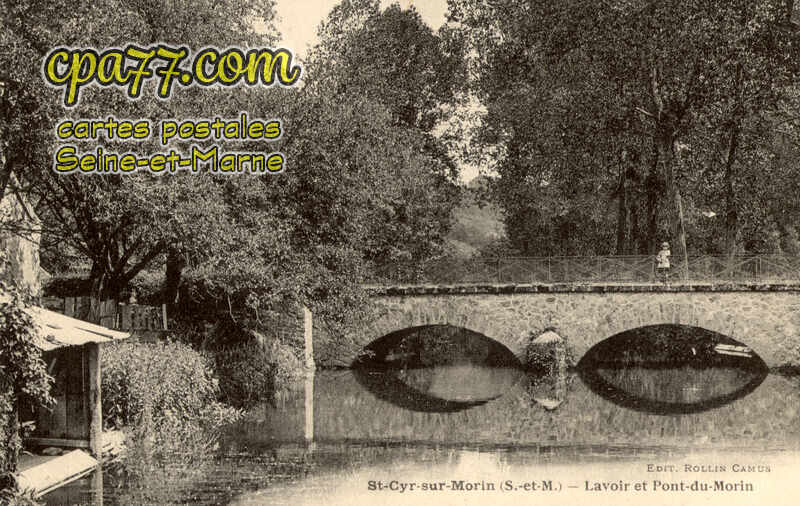 St Cyr Sur Morin (Seine-et-Marne) - Lavoir et Pont-du-Morin