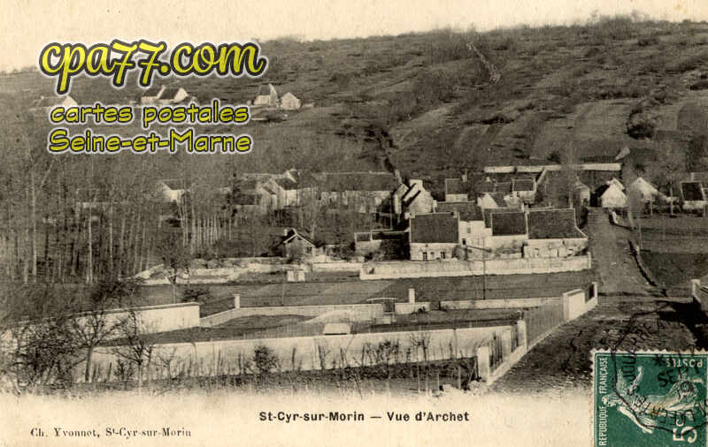 St Cyr Sur Morin (Seine-et-Marne) - Vue d&rsquo;Archet