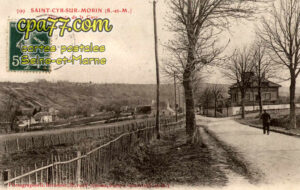 St Cyr Sur Morin (Seine-et-Marne) - Descente de la Gare