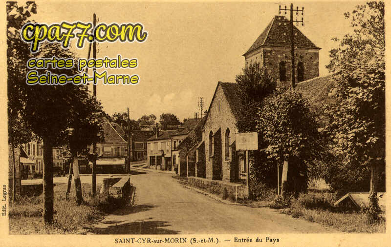 St Cyr Sur Morin (Seine-et-Marne) - Entrée du Pays