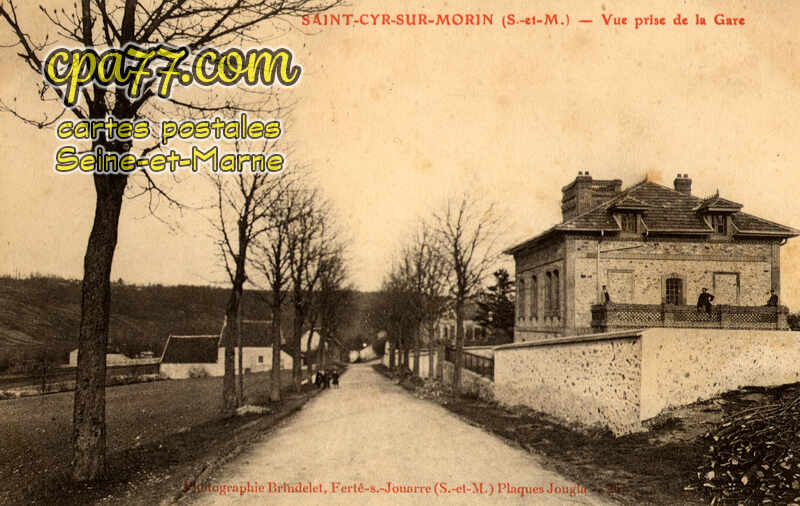 St Cyr Sur Morin (Seine-et-Marne) - Vue prise de la Gare