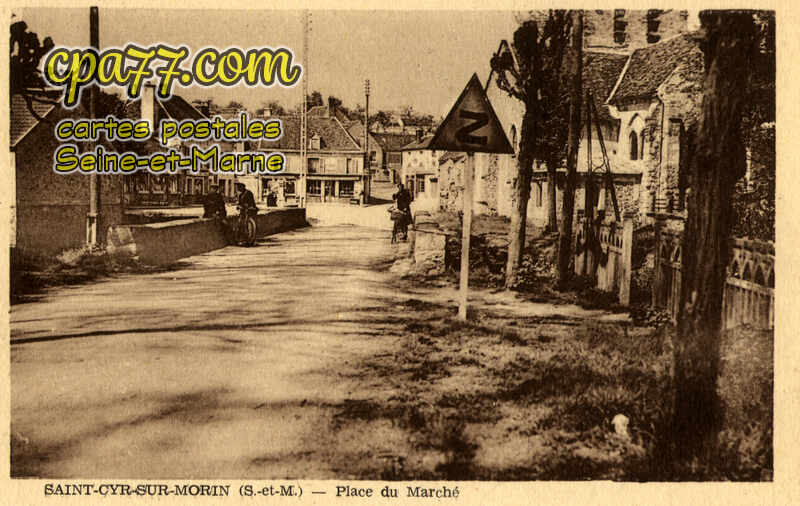 St Cyr Sur Morin (Seine-et-Marne) - Place du Marché
