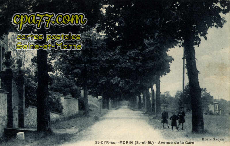 St Cyr Sur Morin (Seine-et-Marne) - Avenue de la Gare