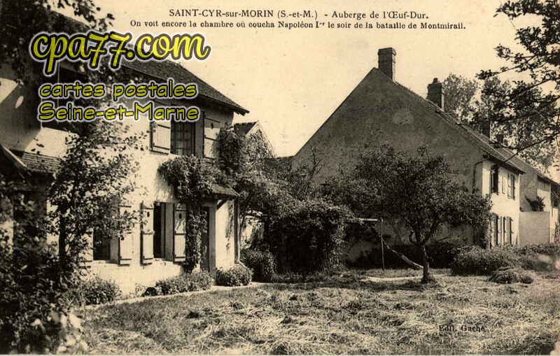 St Cyr Sur Morin (Seine-et-Marne) - Auberge de l&rsquo;Oeuf-Dur