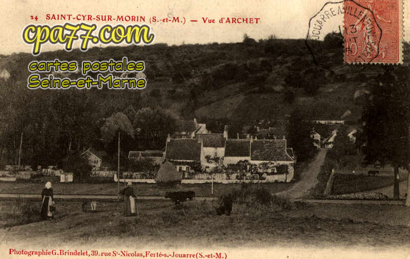 St Cyr Sur Morin (Seine-et-Marne) - Vue d&rsquo;Archet