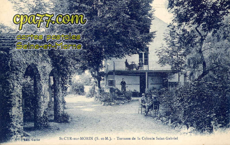 St Cyr Sur Morin (Seine-et-Marne) - Terrasse de la Colonie Saint-Gabriel