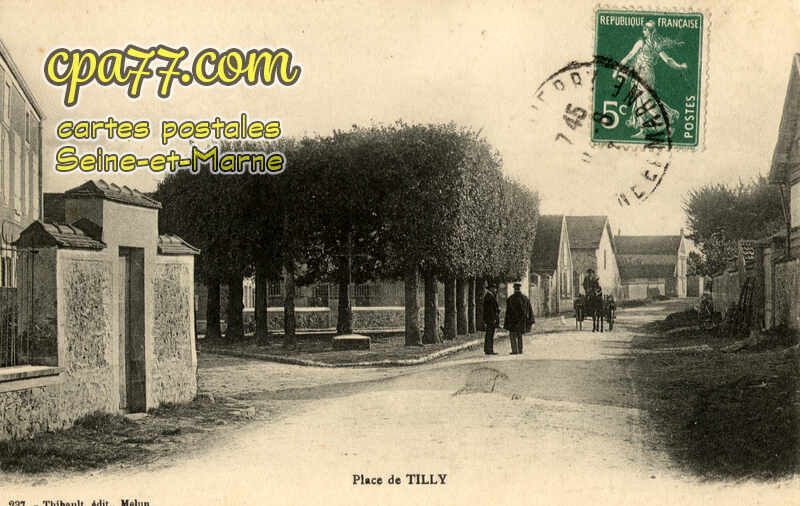St Fargeau Ponthierry (Seine-et-Marne) - Place de Tilly