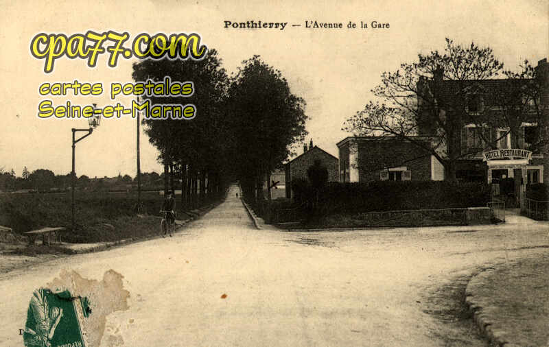 St Fargeau Ponthierry (Seine-et-Marne) - L&rsquo;Avenue de la Gare