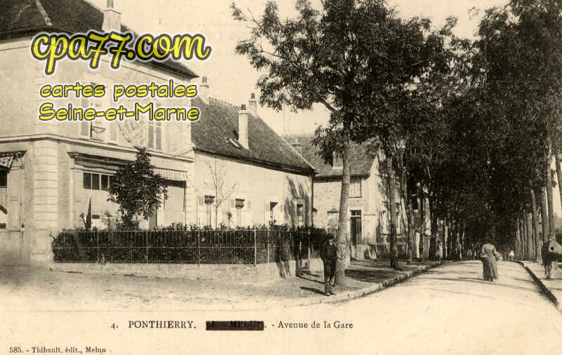St Fargeau Ponthierry (Seine-et-Marne) - Avenue de la Gare