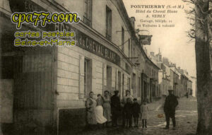 St Fargeau Ponthierry (Seine-et-Marne) - Hôtel du Cheval Blanc – A. Verly