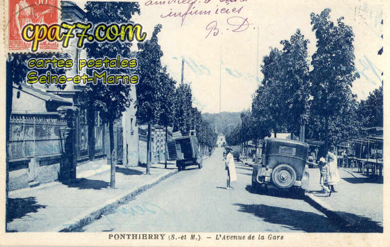 St Fargeau Ponthierry (Seine-et-Marne) - l&rsquo;Avenue de la Gare