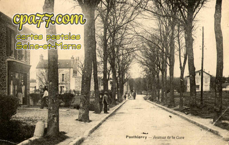 St Fargeau Ponthierry (Seine-et-Marne) - Avenue de la Gare