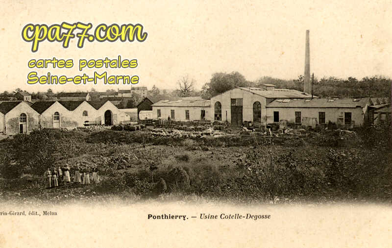 St Fargeau Ponthierry (Seine-et-Marne) - Usine Cotelle-Degosse