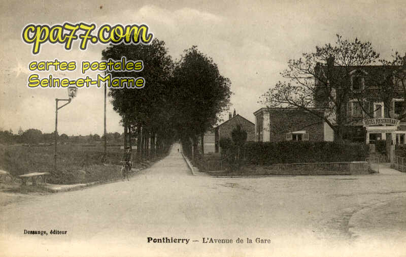 St Fargeau Ponthierry (Seine-et-Marne) - L&rsquo;Avenue de la Gare