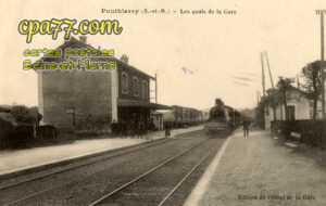 St Fargeau Ponthierry (Seine-et-Marne) - Les Quais de la Gare