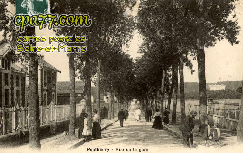 St Fargeau Ponthierry (Seine-et-Marne) - Rue de la Gare