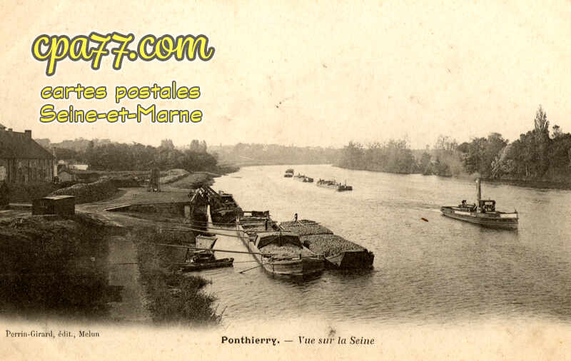 St Fargeau Ponthierry (Seine-et-Marne) - Vue sur la Seine
