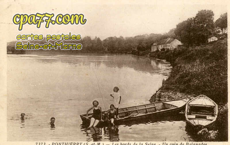 St Fargeau Ponthierry (Seine-et-Marne) - Les Bords de la Seine – Un coin de Baignades