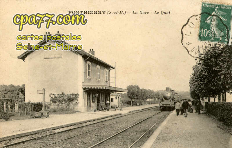 St Fargeau Ponthierry (Seine-et-Marne) - La Gare – Le Quai