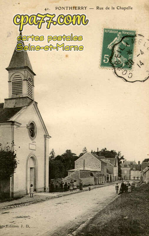 St Fargeau Ponthierry (Seine-et-Marne) - Rue de la Chapelle